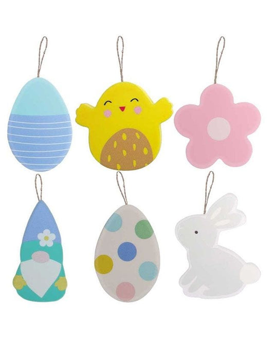 Easter Hanging Decorations (6pk)