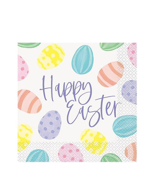Happy Easter Eggs Napkins (16pk)