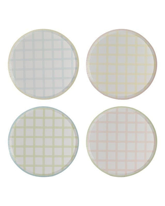 Easter Check Paper Plates (8pk)