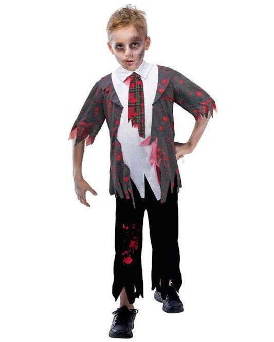 Zombie School Boy - Child Costume