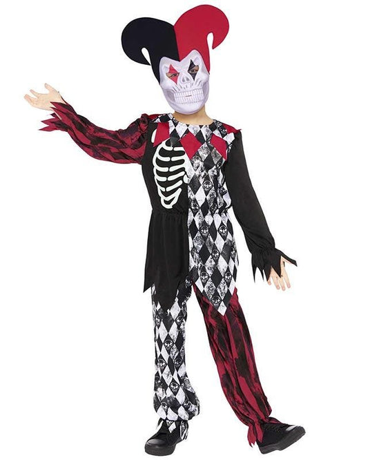 Sinister Jester Boy - Child Costume