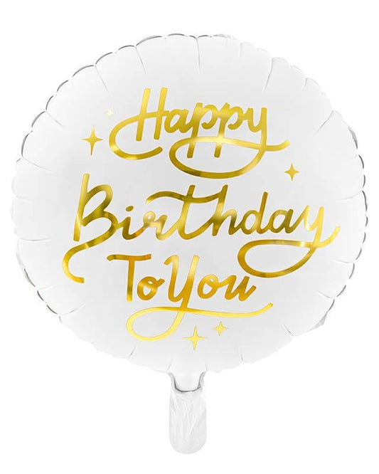 Happy Birthday To You Balloon - 18" Foil