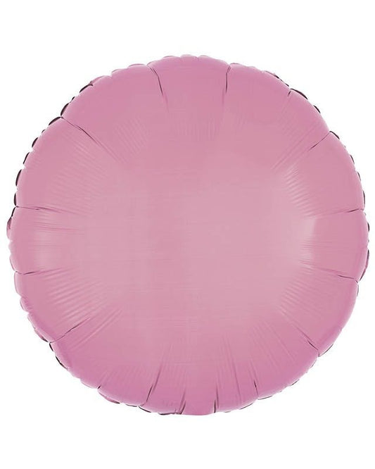 Metallic Pink Round Balloon - 18" Foil (Unpackaged)