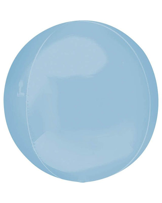 Pastel Blue Orbz Balloon - 16"