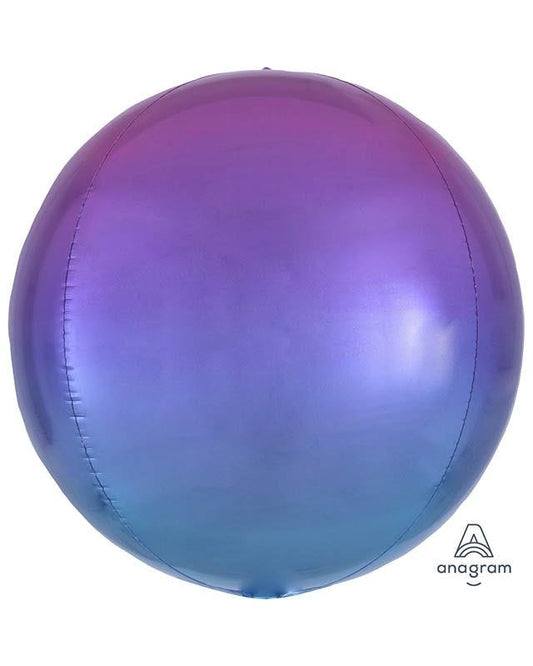 Ombre Pink & Blue Orbz Balloon - 16"