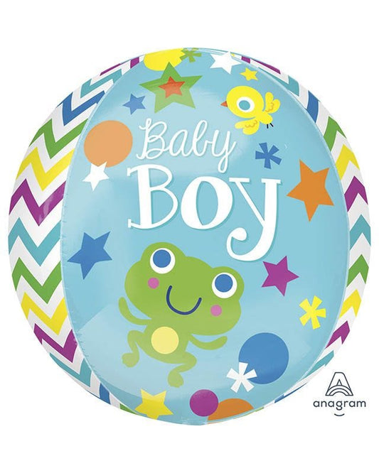 Sweet Baby Boy Orbz Balloon - 16"