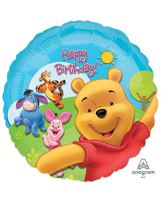 Winnie Pooh & Friends Sunny Birthday Balloon - 18" Foil
