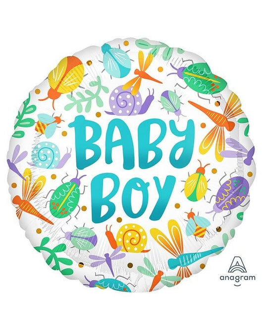Baby Boy Nature Balloon - 18" Foil