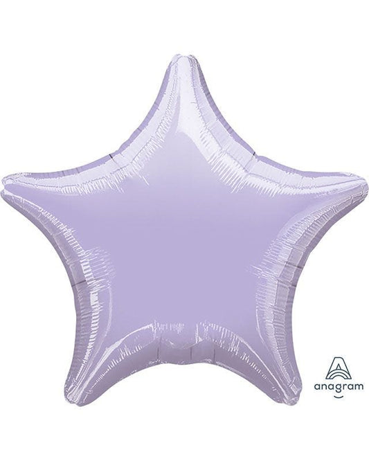 Pastel Lilac Star Balloon - 19" Foil