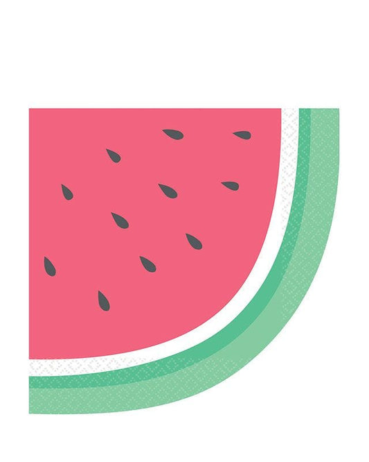 Watermelon Paper Napkins - 33cm (16pk)