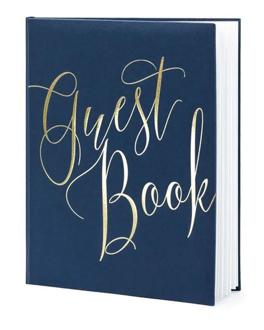 Navy Blue Guest Book - 20cm x 24.5cm