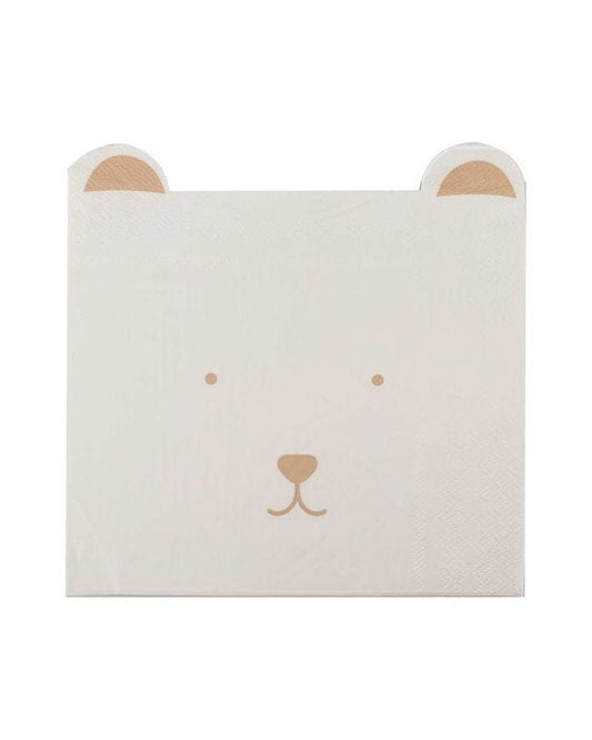 Teddy Bear Paper Napkins - 33cm (16pk)