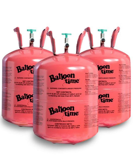 Helium Canister Saver Kit - Up to 90 x 9" Balloons (3 cylinders)