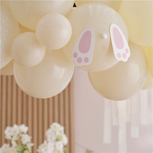 Hey Bunny Pastel Balloon Arch & Streamers  - 50 Balloons