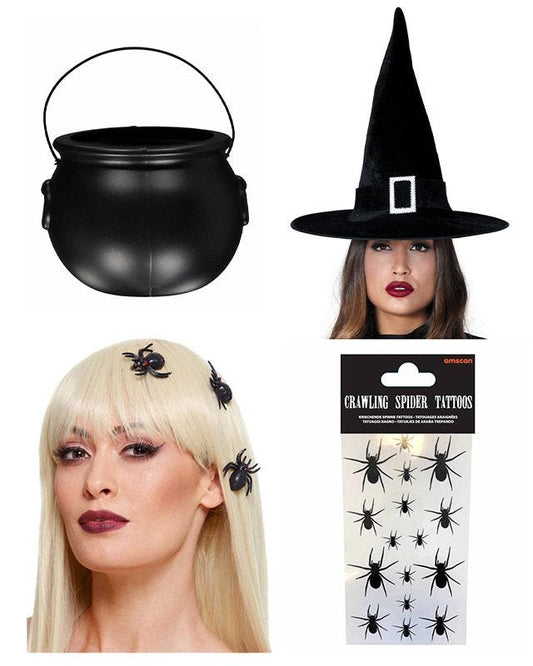 Spider Witch - Halloween Accessory Kit