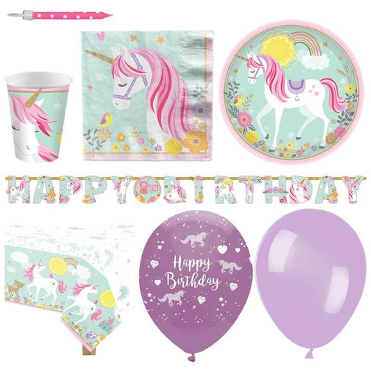 Magical Unicorn - Deluxe Party Pack for 16