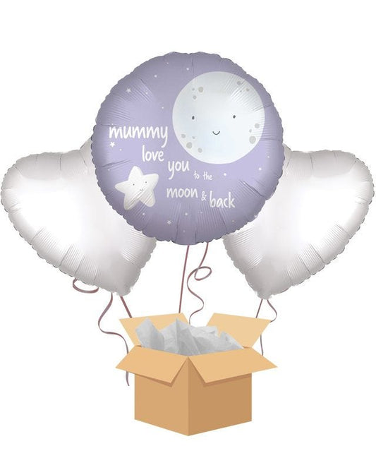 Mummy Love You Balloon Bouquet - Delivered Inflated