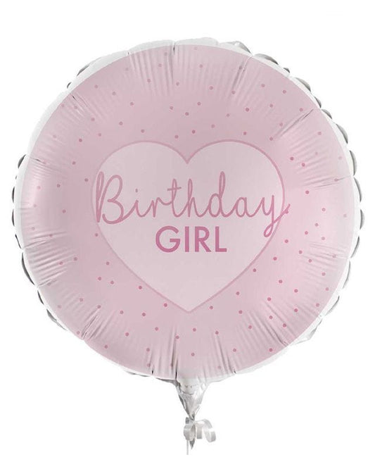 Pamper Party Pink 'Birthday Girl' Balloon - 18" Foil
