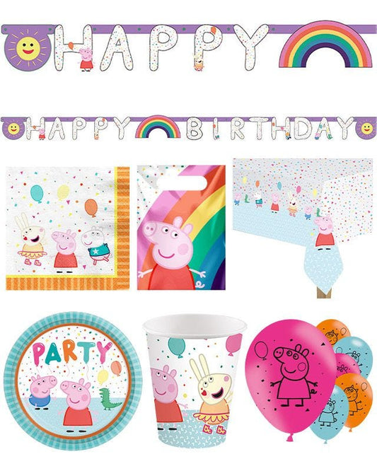 Peppa Pig Birthday Party Pack - 48 Pcs