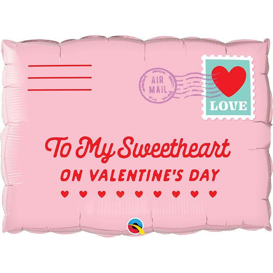 Pink Sweetheart Letter Balloon - 30" Foil