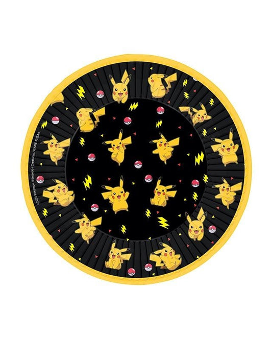 Pikachu Pokemon Party Paper Plates - 18cm (8pk)