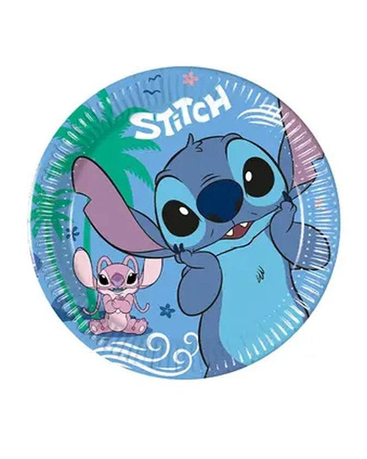 Disney Stitch Party Paper Plates - 23cm (8pk)
