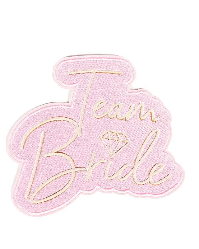 Team Bride Iron On Patches (6pk)