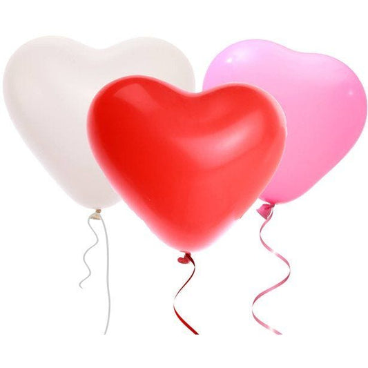 Assorted Heart Balloons - 11" Latex (5pk)
