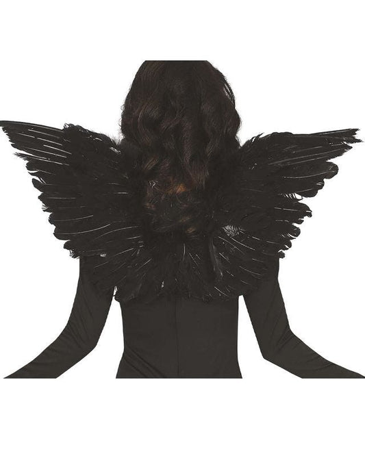 Black Angel Wings - 62cm