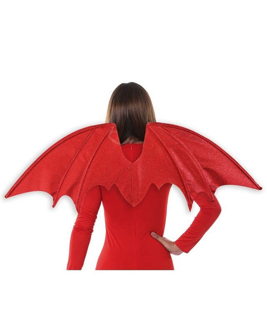 Red Glitter Wings - 91 x 37cm