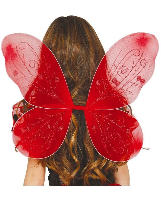 Red Fairy Wings - 44 x 35cm