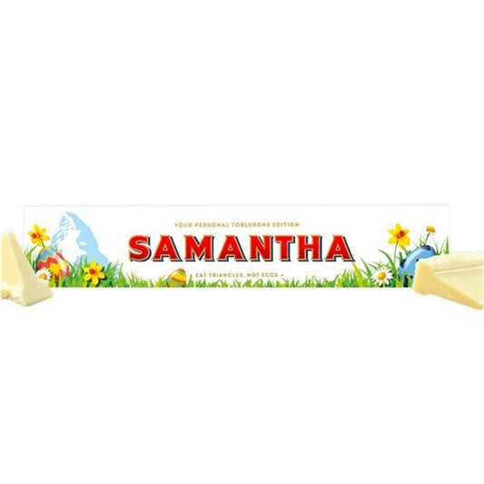 Personalised Easter White Chocolate Toblerone - 360g