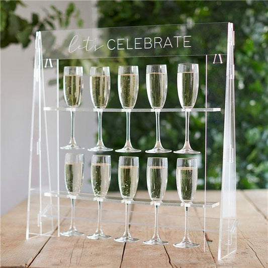 Let's Celebrate Acrylic Drink Stand