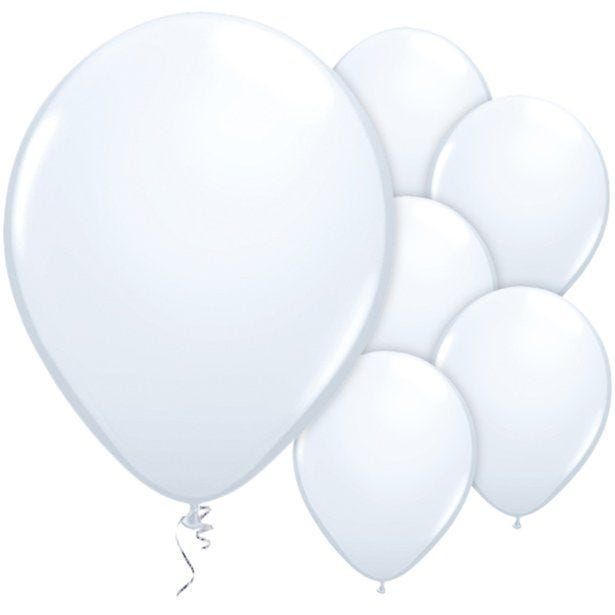 White Balloons - 11'' Latex (100pk)