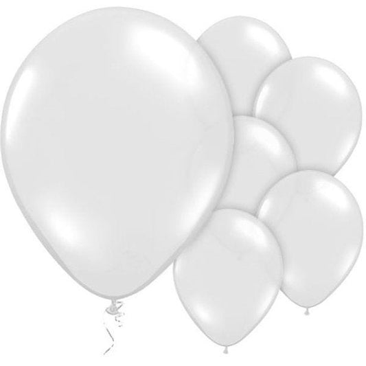 Crystal Clear Balloons - 12'' Latex (10pk)