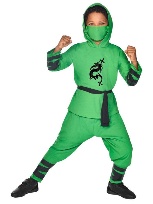 Green Ninja Warrior - Child and Teen Costume