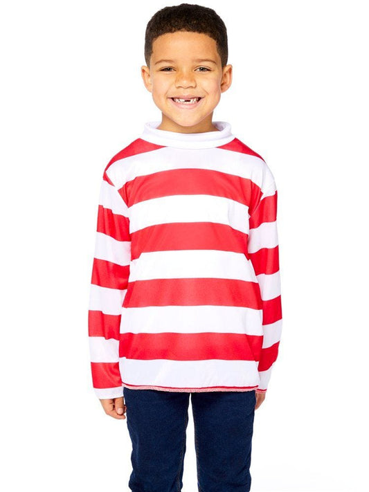 Red White Striped Top - Child and Teen Costume