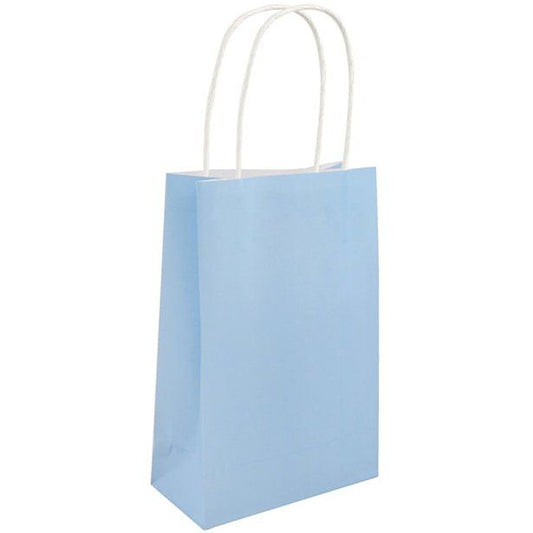 Baby Blue Paper Party Bag - 21cm