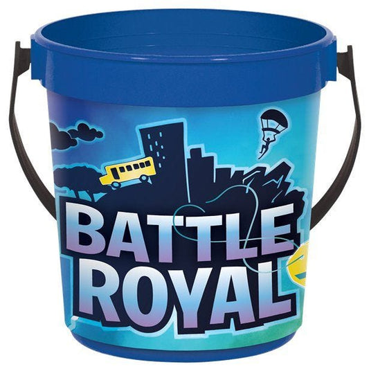 Battle Royal Plastic Favor Bucket - 12cm