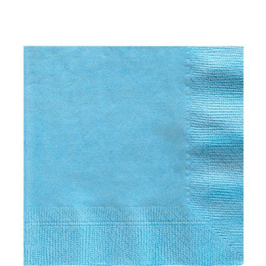Baby Blue Paper Luncheon Napkins - 33cm (20pk)