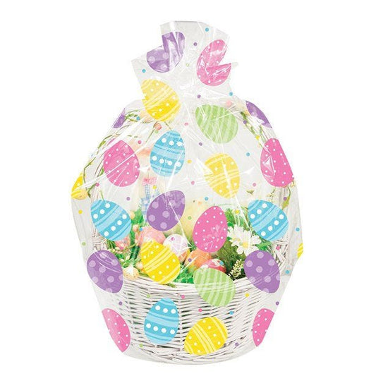Easter Eggs Cello Basket Bag 61cm x 63cm