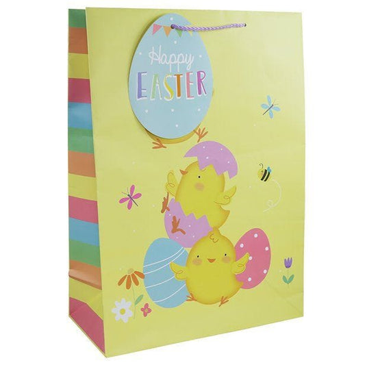Easter Cute Chicks XL Gift Bag & Tag