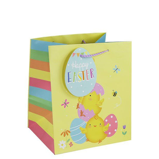 Easter Cute Chicks Medium Gift Bag & Tag